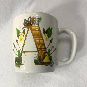 Disney Parks ABC Collection Coffee Mug Letter “A is for Adventureland”